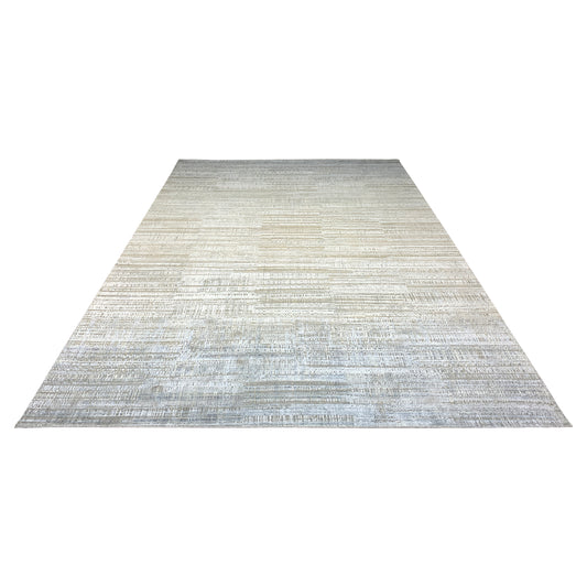 Multy Ombre, Silk Wool Oxidized Modern Textured Handknotted 10.0x14.4Ft 305x436Cms Area Rug