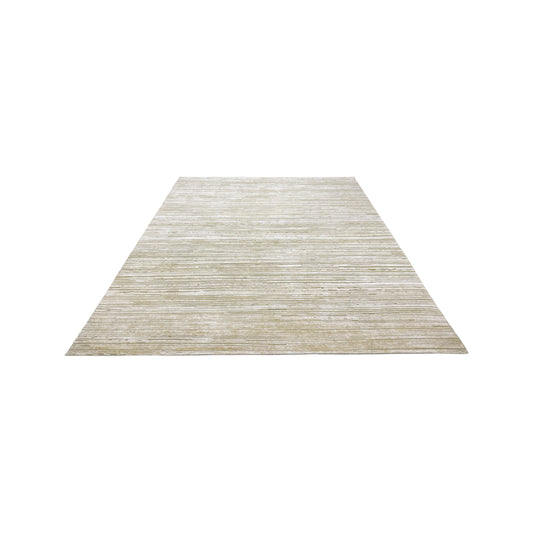 Gold Green Silk Wool Oxidized Modern Handknotted 8.10x12.2ft 269x371cms Area Rug