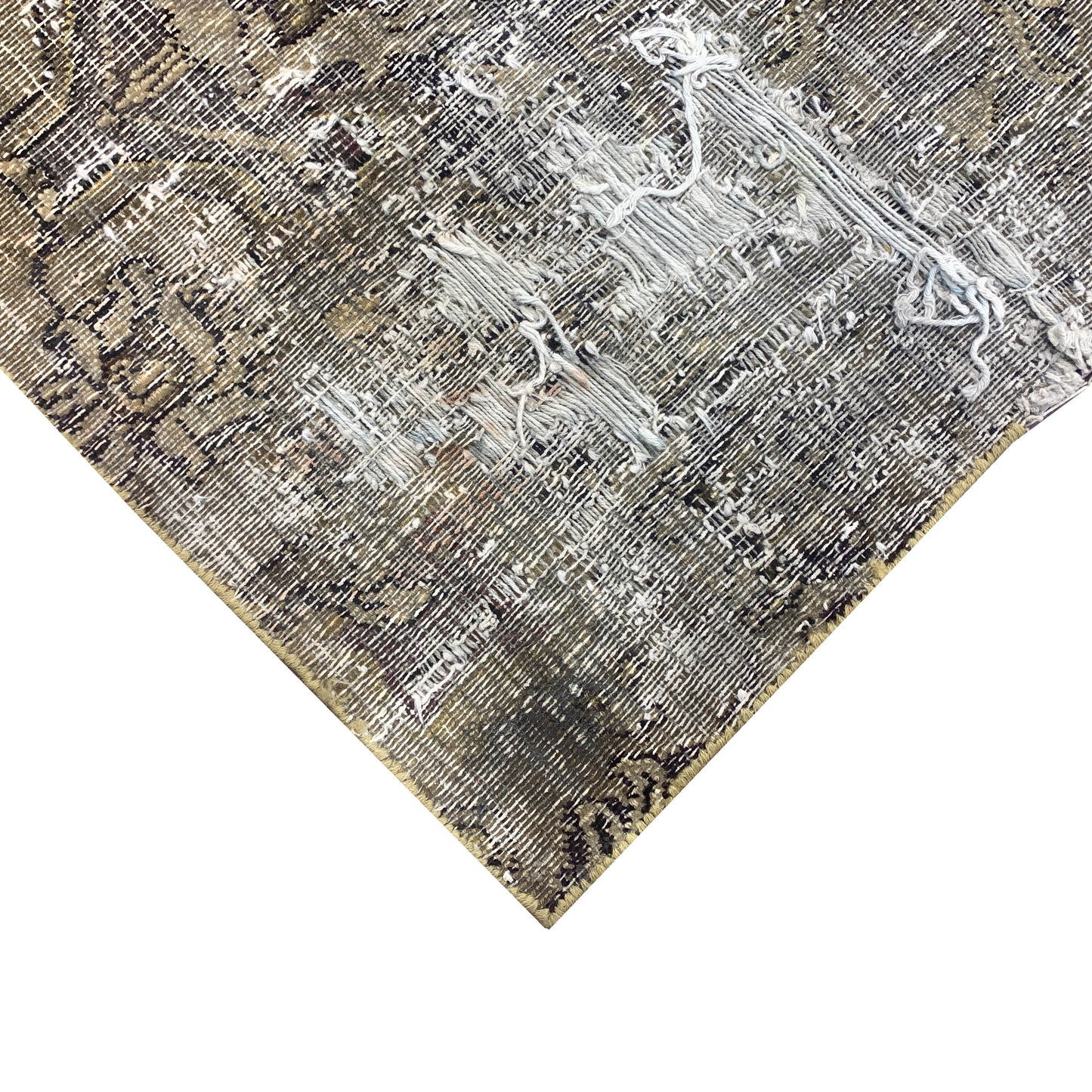 Gold and Maroon, Pure Wool Antique Khotan Handknotted 7.11x10.1Ft 240x309Cms Area Rug