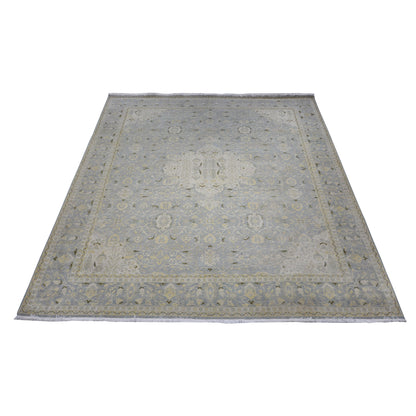 Get trendy with Floral Persian Light Blue and Ivory Traditional Luxury Handknotted Area Rug - Traditional Rugs available at Jaipur Oriental Rugs. Grab yours for $3930.00 today!