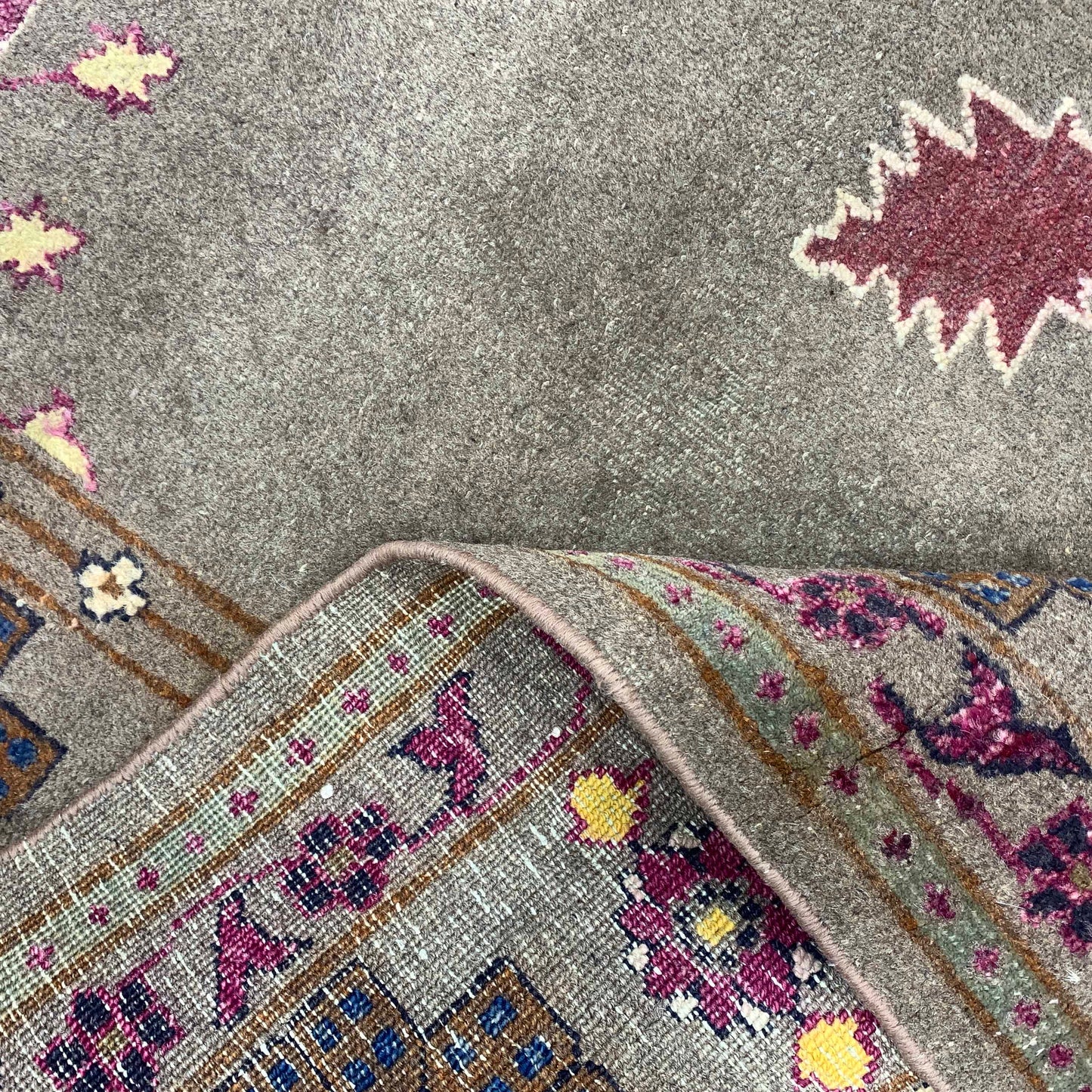 Camel and Beige, Pure Wool Antique Khotan Handknotted 5.9x8.7Ft 175x261Cms Area Rug