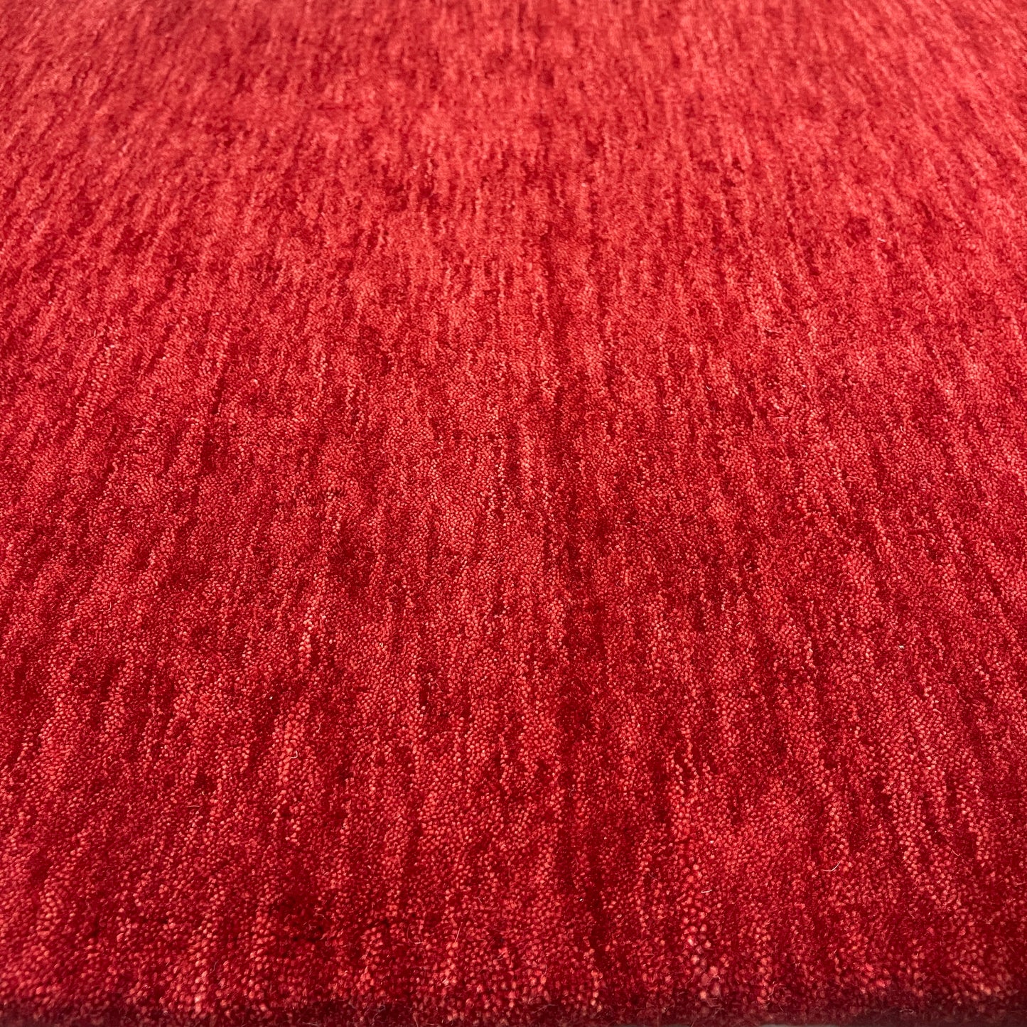 Red, Pure Wool, Modern Handloom 2.4x3.11Ft 70x121Cms Area Rug