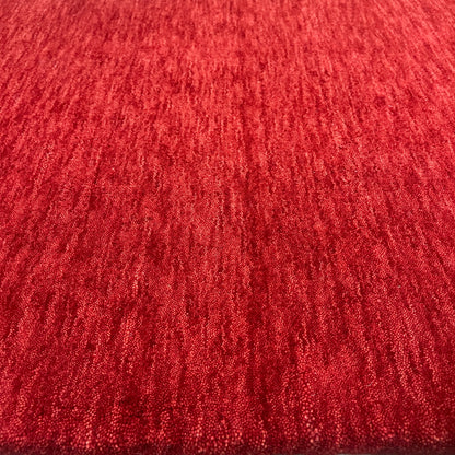 Red, Pure Wool, Modern Handloom 2.4x3.11Ft 70x121Cms Area Rug