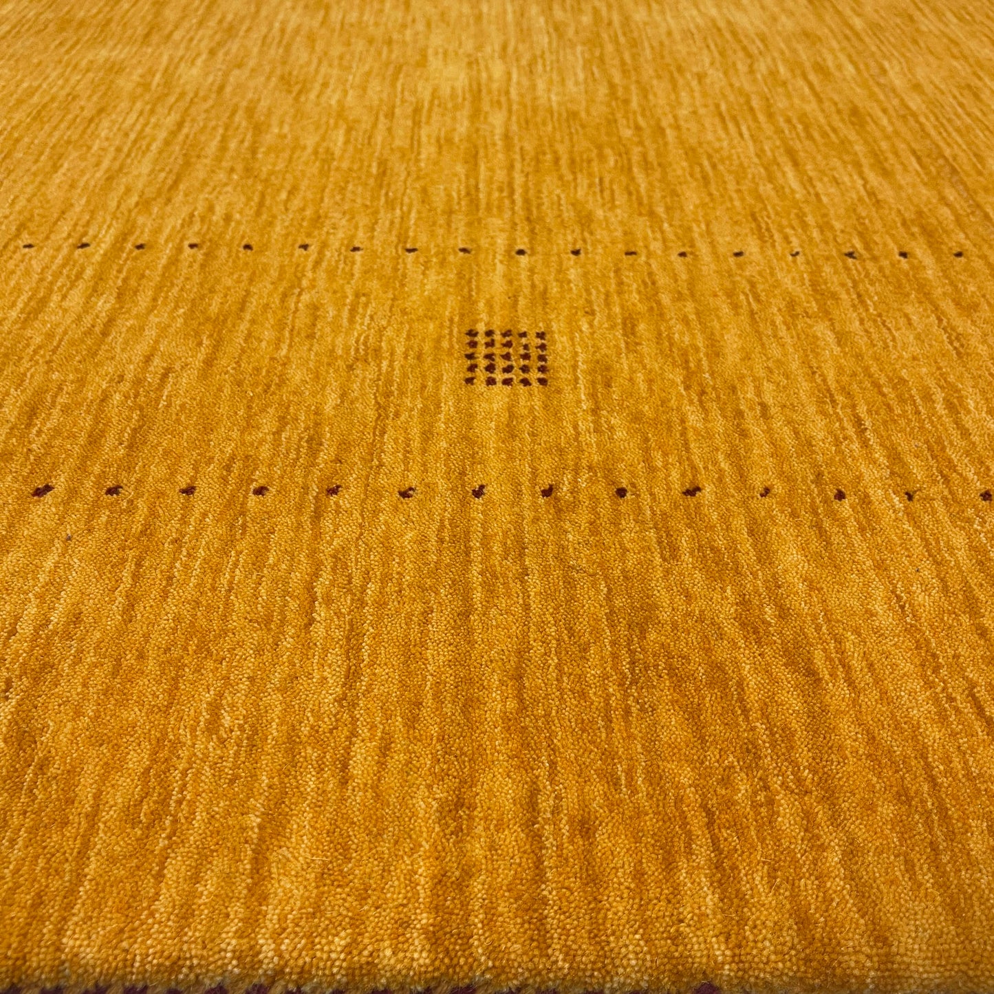 Yellow, Pure Wool, Modern Handloom 5.7x7.10Ft 171x239Cms Area Rug