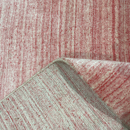 Pink, Viscose and Wool, Modern Handloom 3.0x4.11Ft 82x149Cms Area Rug