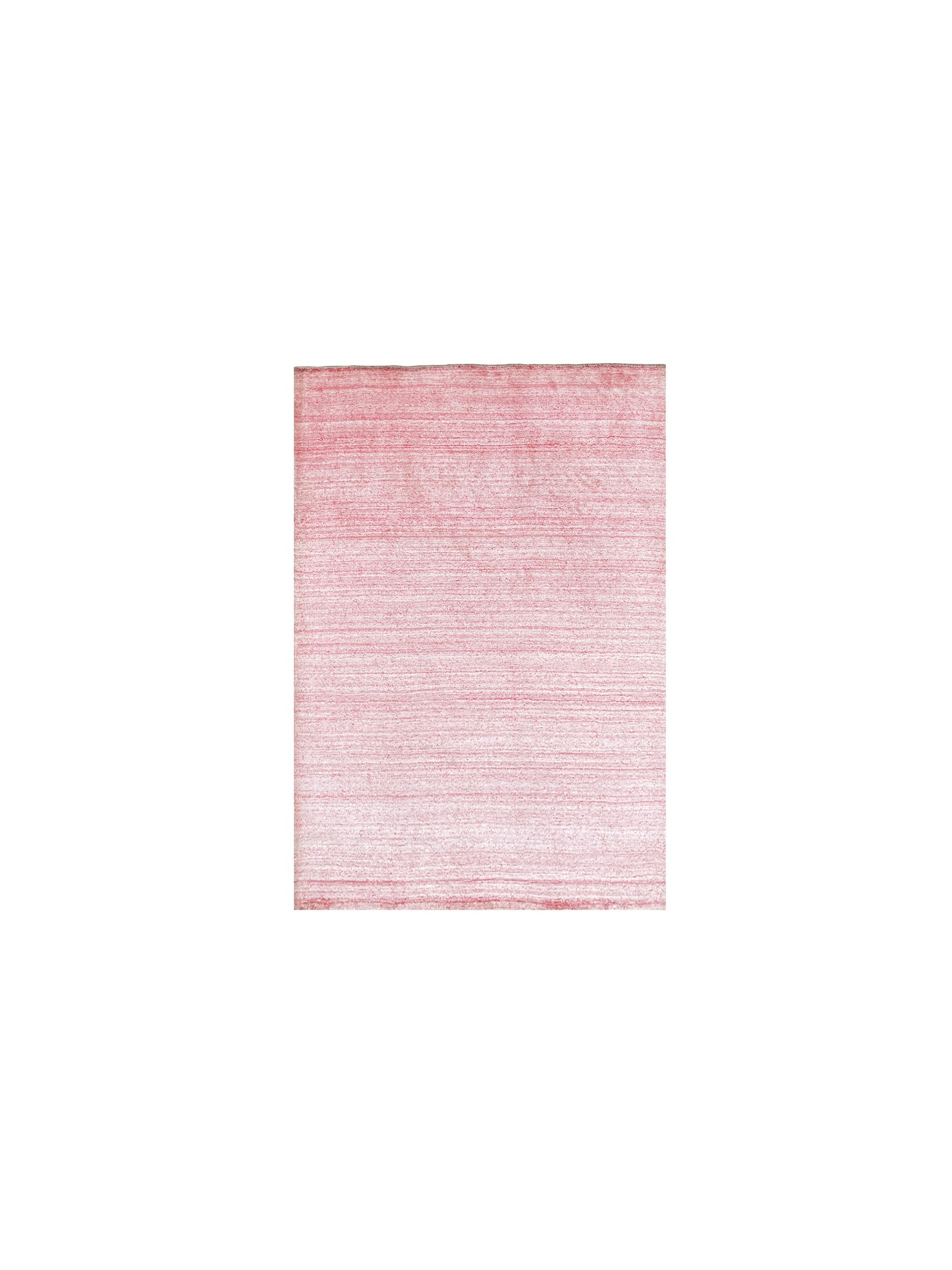 Pink, Viscose and Wool, Modern Handloom 3.0x4.11Ft 82x149Cms Area Rug