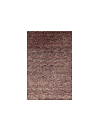 Brown and Multy, Pure Wool, Modern Handloom 5.0x7.11Ft 152x241Cms Area Rug