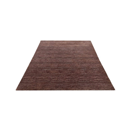 Brown and Multy, Pure Wool, Modern Handloom 5.0x7.11Ft 152x241Cms Area Rug