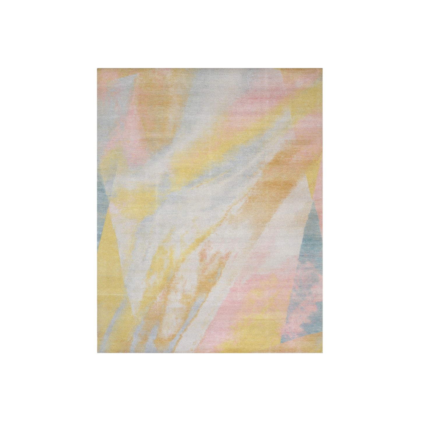 Multy Blended Silk and Wool Oxidized Transitional HandKnotted 8.0x10.3Ft 244x332Cms Area Rug
