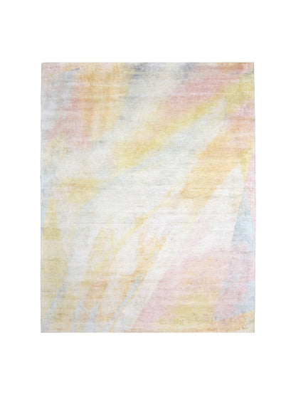 Multy Blended Silk Oxidized Transtional HandKnotted 8.0x10.3Ft 244x332Cms Area Rug