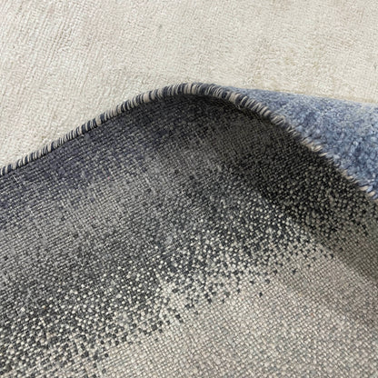 Navy Blue Silk Ombre Modern Handknotted 8.11x12.0ft 271x366Cms Area Rug