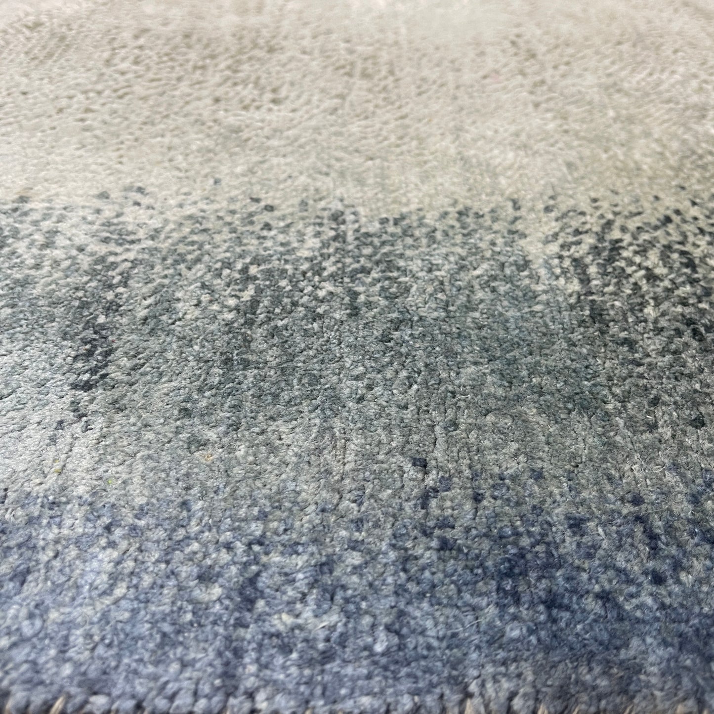 Navy Blue Silk Ombre Modern Handknotted 8.11x12.0ft 271x366Cms Area Rug