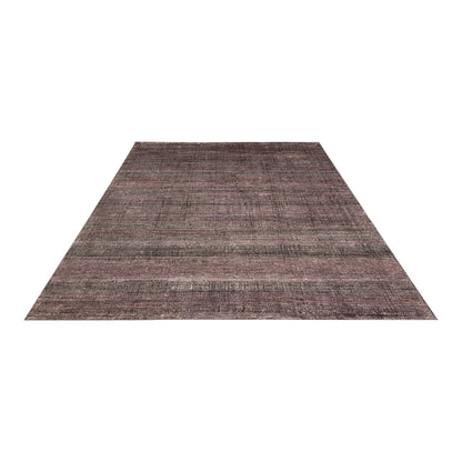 Brown, Silk Wool Oxidized Modern Handknotted 8.11x12.1ft 271x367Cms Area Rug
