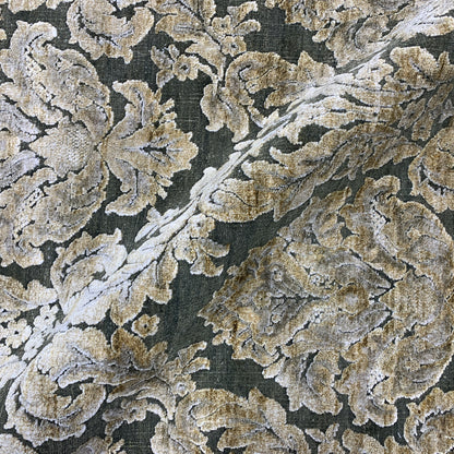 Grey and Silver, Silk and Wool Oxidized Assorted Transitional Handknotted 8.0x8.1Ft 245x248Cms Area Rug