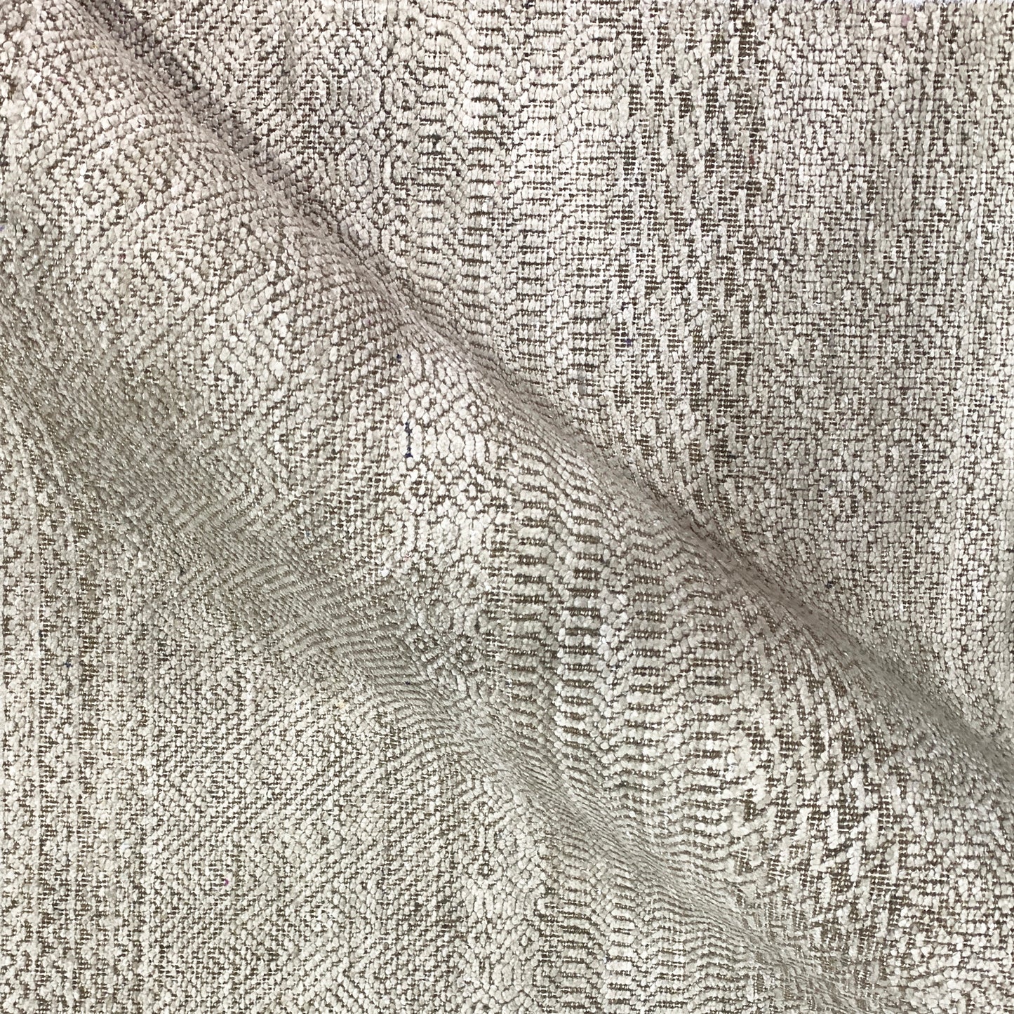 Modern Grass Beige and Grey Silk and Wool Handknotted 7.11x9.8Ft 240x235Cms Area Rug