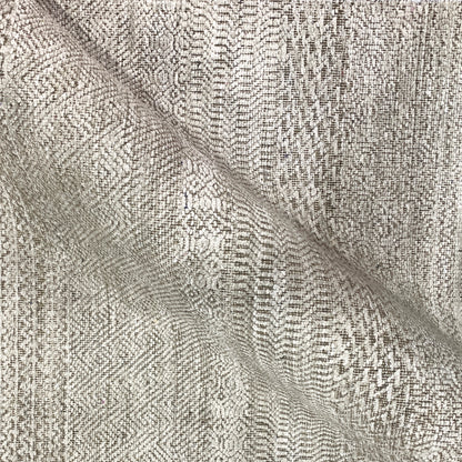 Modern Grass Beige and Grey Silk and Wool Handknotted 7.11x9.8Ft 240x235Cms Area Rug