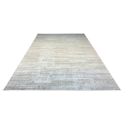 Multy Ombre, Silk Wool Oxidized Modern Textured Handknotted 10.0x14.4Ft 305x436Cms Area Rug