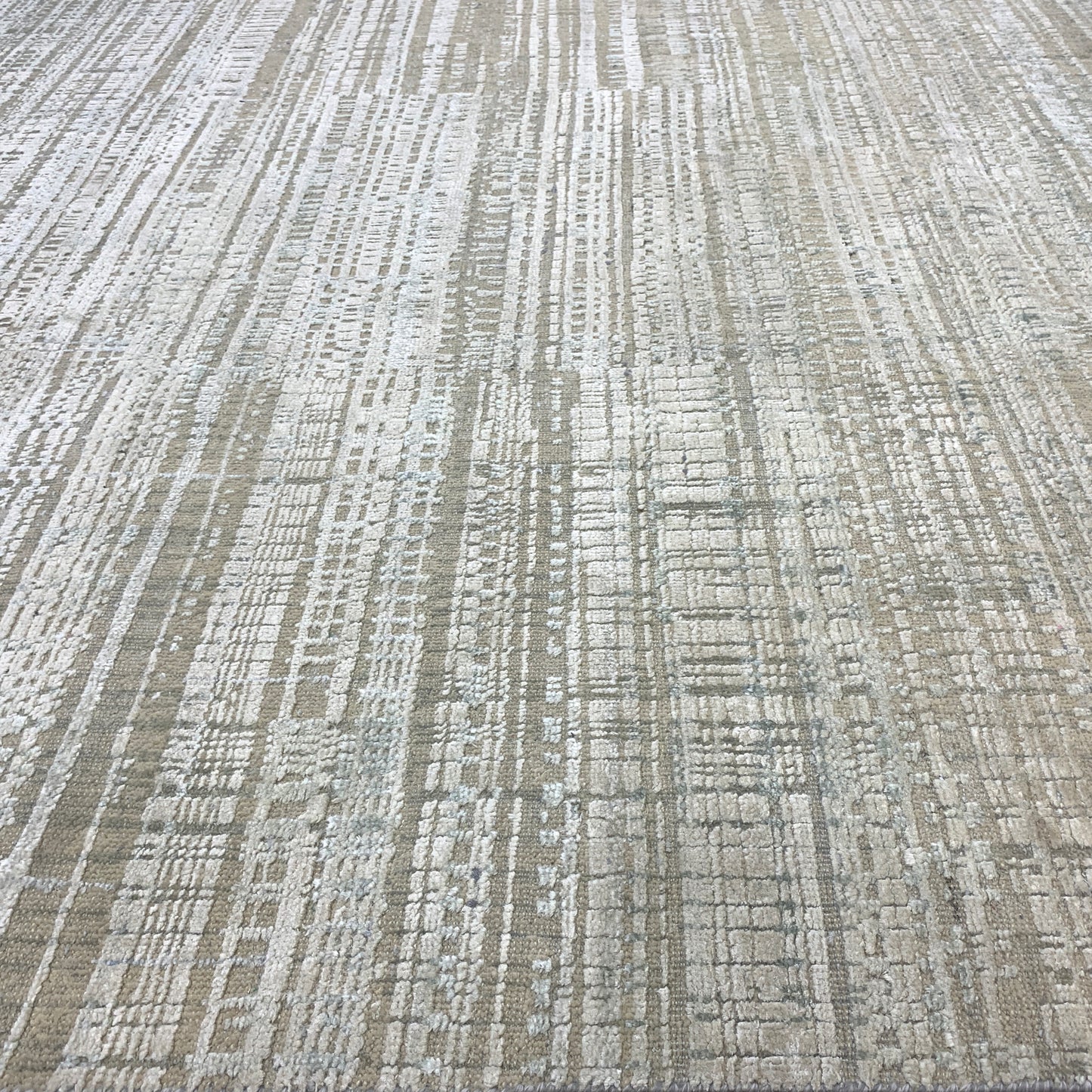 Multy Ombre, Silk Wool Oxidized Modern Textured Handknotted 10.0x14.4Ft 305x436Cms Area Rug