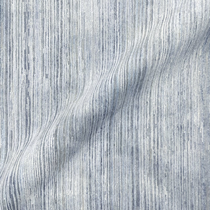 Grey and Blue, Silk Wool Oxidized Modern Solid Handknotted 9.11x14.2ft 301x430Cms Area Rug