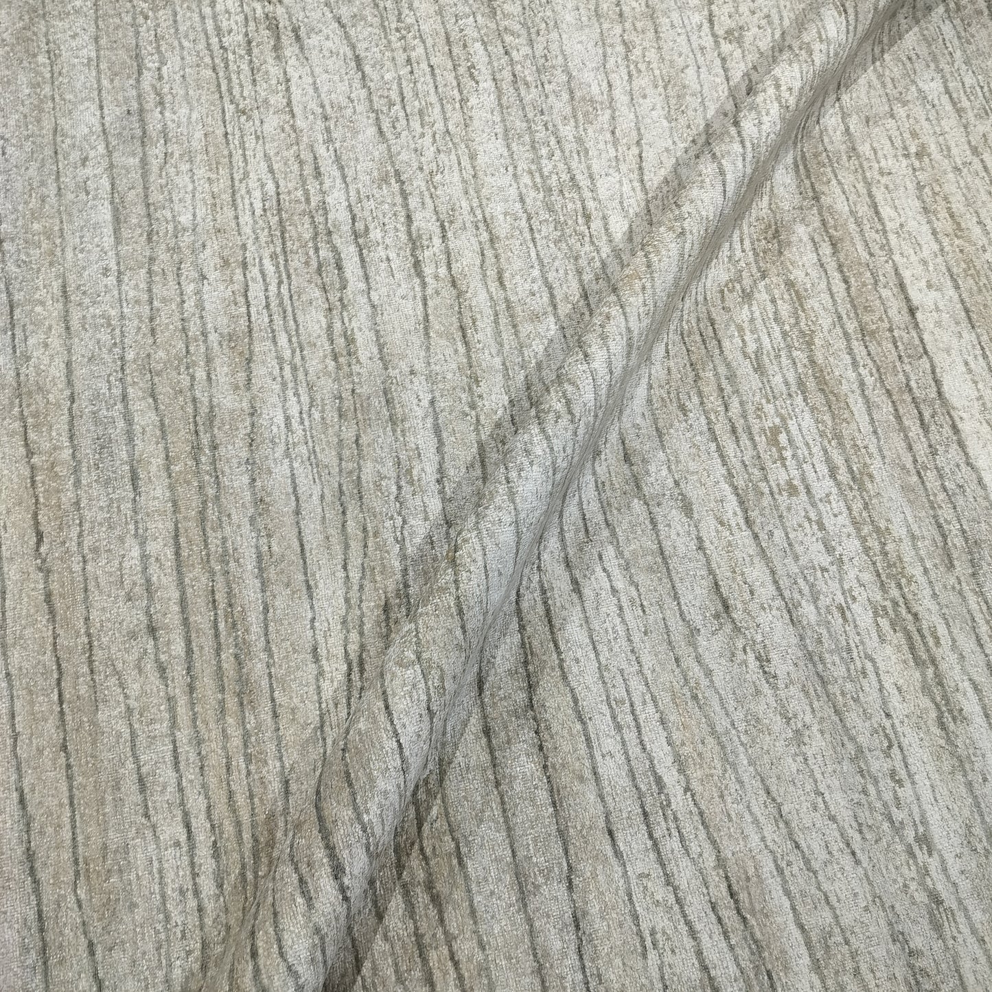 Ivory Silk Wool Modern Handknotted 9.11x14.4ft 302x436cms Area Rug