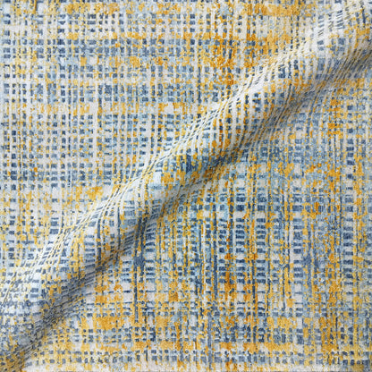 Grey Gold, Silk Wool Modern Handknotted 8.10x11.11Ft 270x364Cms Area Rug