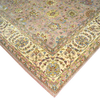 Mughal Brown, Camel and Rust Traditional Samarkand Luxury Handknotted Area Rug