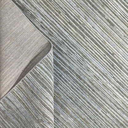 Beige L. Blue , Silk Wool Oxidized Textured Modern Handknotted 7.11x9.11Ft 241x302Cms Area Rug