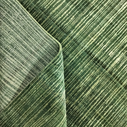 Deep Green, Silk Wool Oxidized Modern Handknotted 9.0x12.0Ft 274x365Cms Area Rug