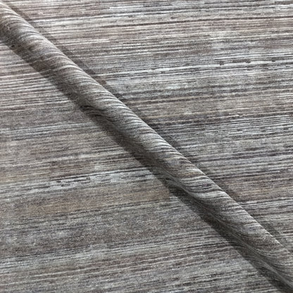 Brown Silk Wool Oxidized Modern Handknotted 9.10x14.2ft 300x432cms Area Rug