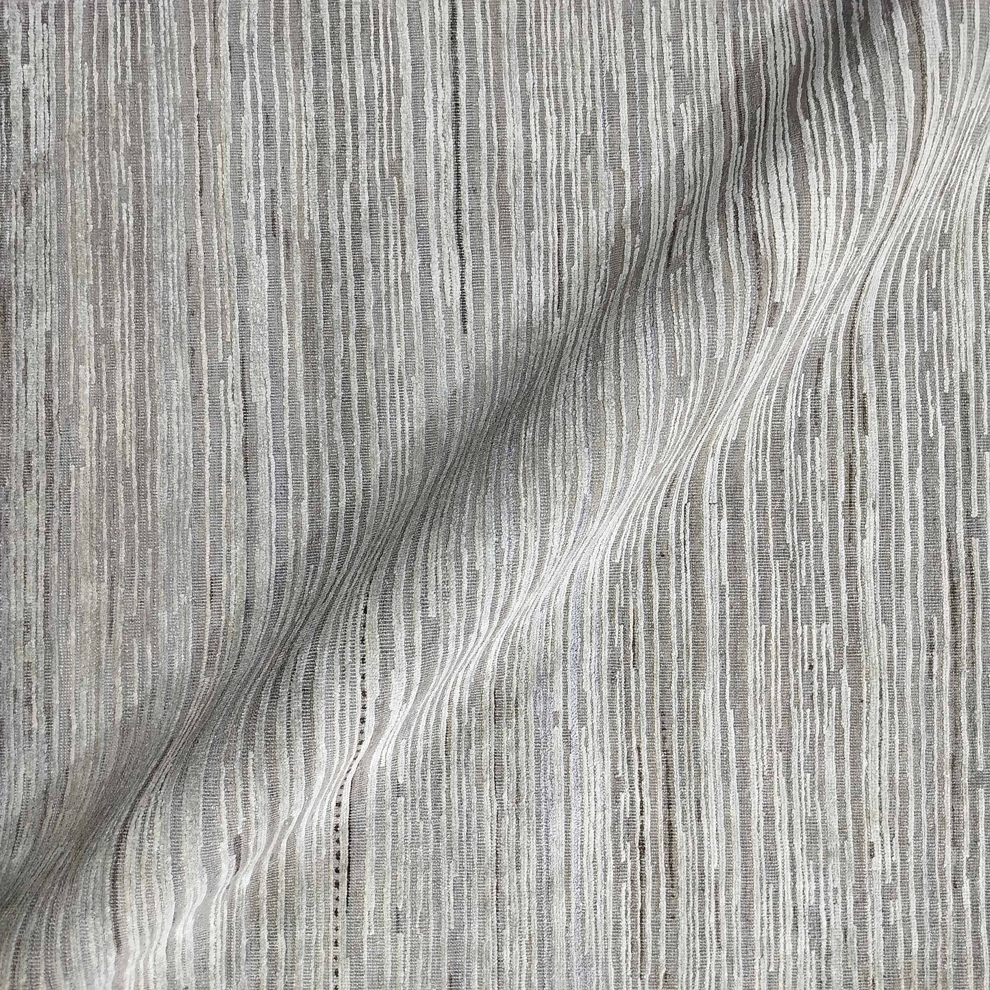 Grey Ivory, Silk Wool Modern Textured Handknotted 8.0x10.6Ft 245x320Cms Area Rug