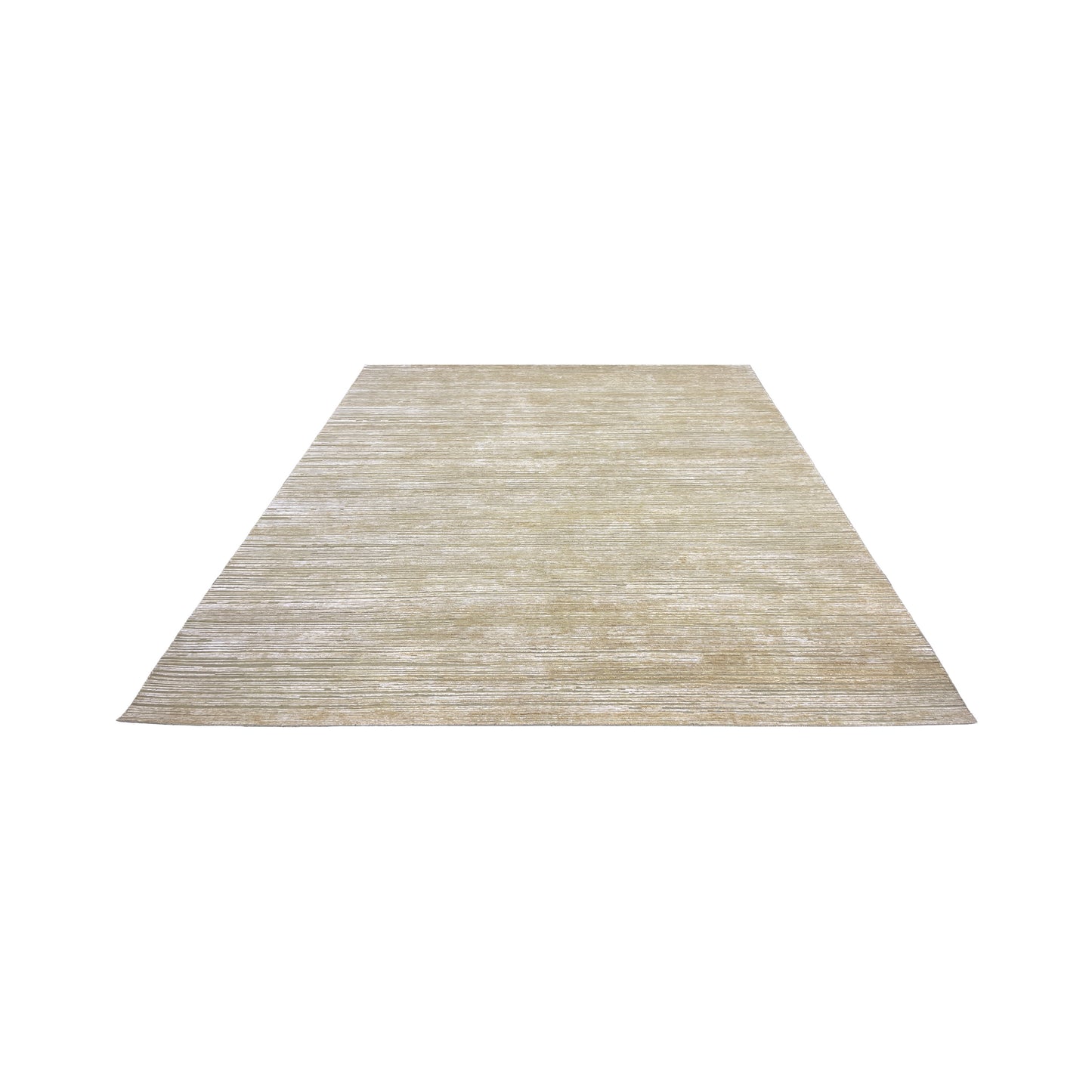 Gold Green Silk Wool Oxidized Modern Handknotted 8.10x12.2ft 269x371cms Area Rug