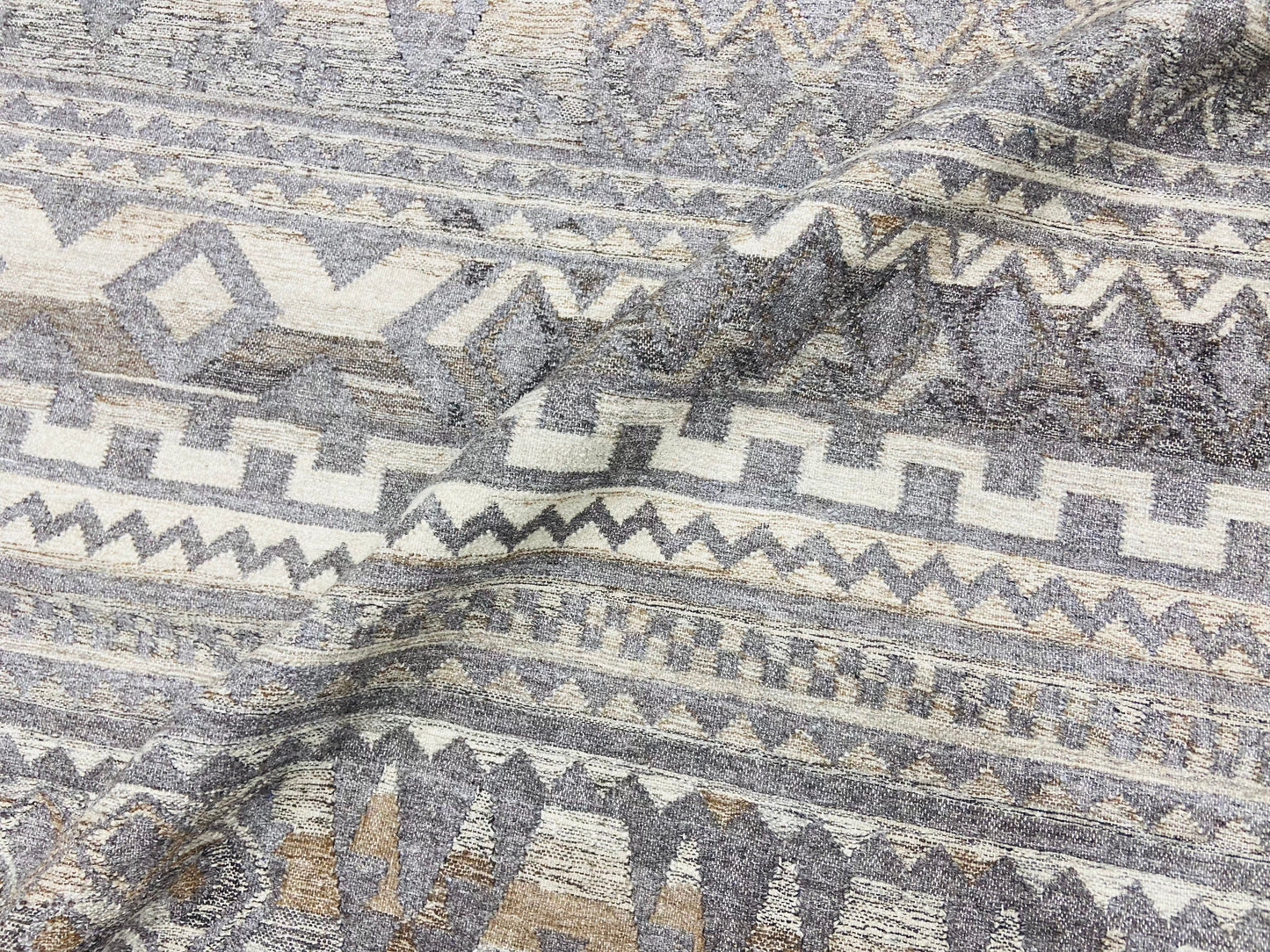 Get trendy with Ivory Silk Scandinavian Kilim 6.4x8.2ft 193x279Cms - Kilims available at Jaipur Oriental Rugs. Grab yours for $235.00 today!