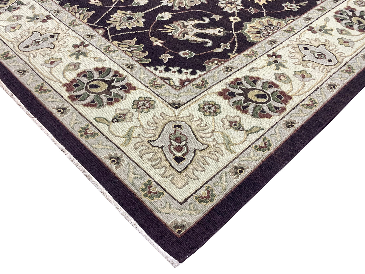Get trendy with Brown Pure Wool Traditional Soumak Area Rug 8.1x9.11ft 246x301Cms - Traditional Rugs available at Jaipur Oriental Rugs. Grab yours for $225.00 today!