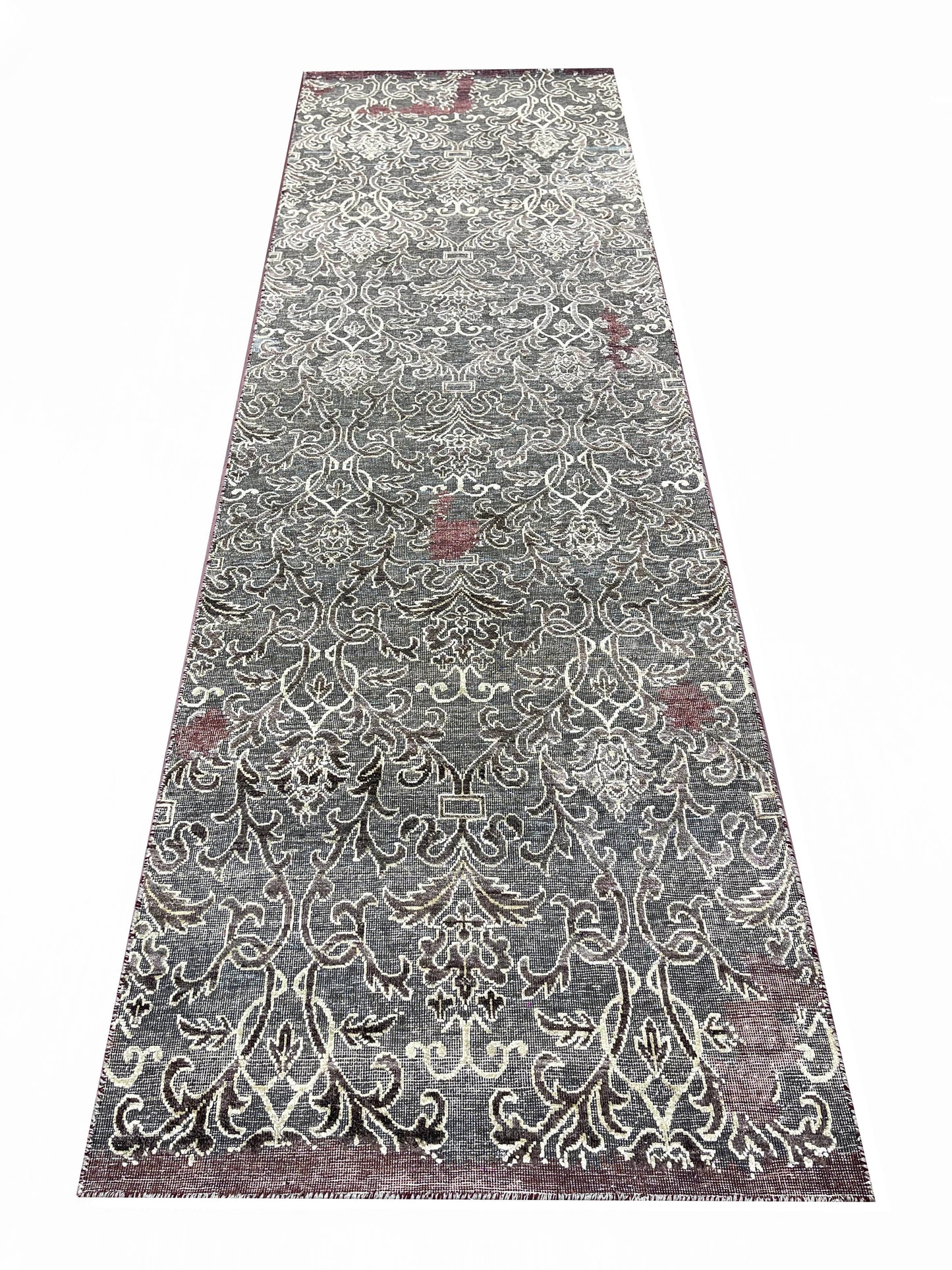 Get trendy with Samarkand Handknotted Runner Rug Brown 3.0X9.7ft 92x293cms - Runner Rugs available at Jaipur Oriental Rugs. Grab yours for $1555.00 today!